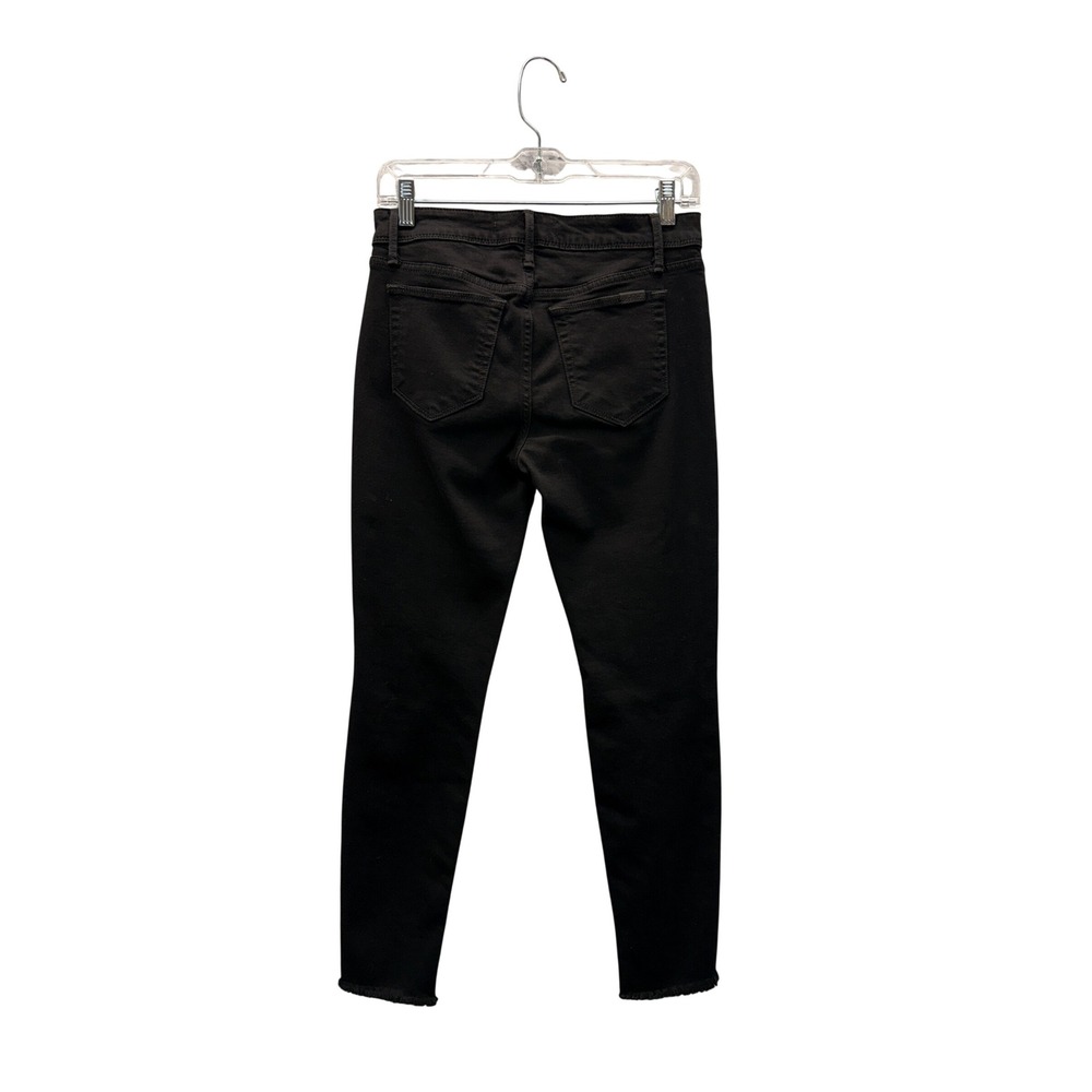 Joe's Jeans The Finn Ankle Women Size 4 Black‎ Distressed Skinny Jeans